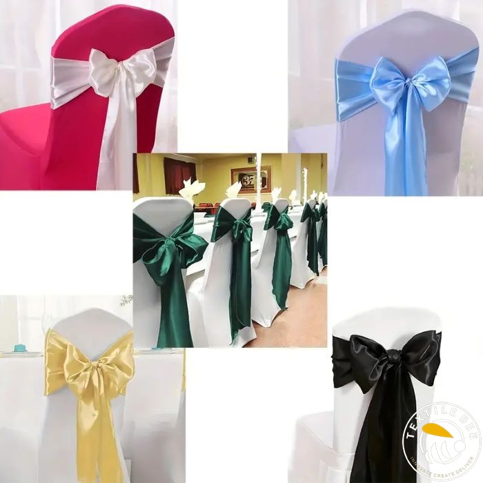 SATIN TIE BOW