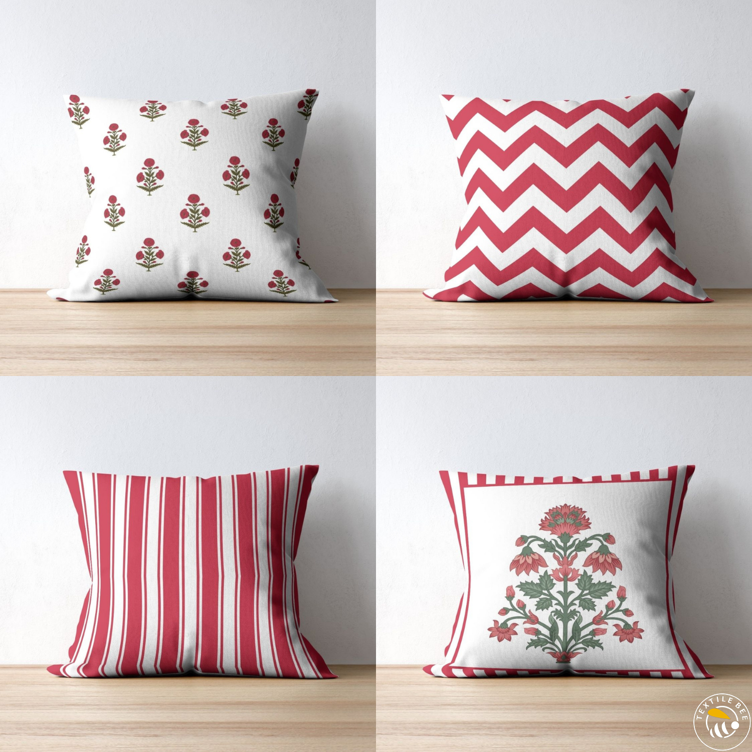 RED THEME CUSHION COVER