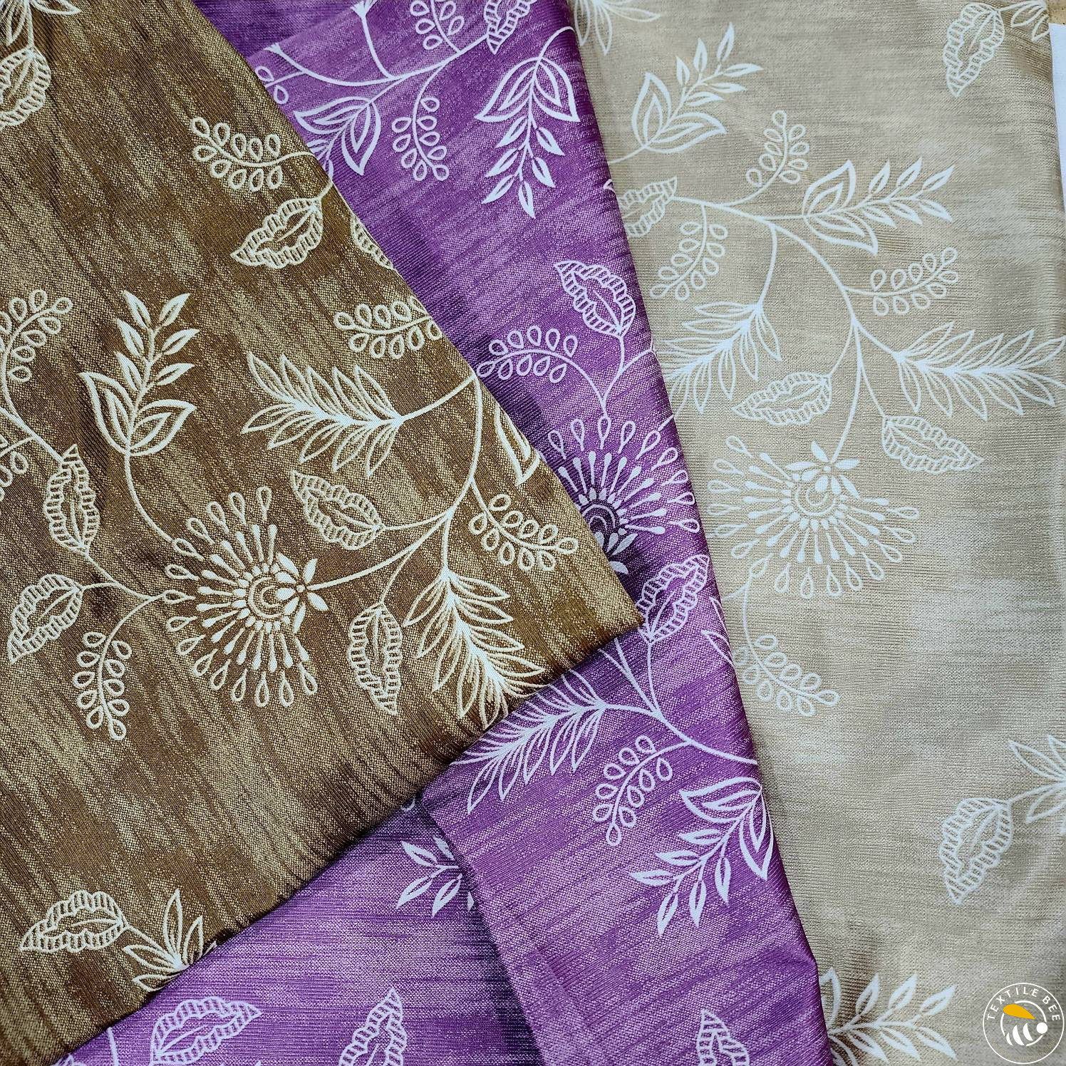 KHADI PRINT PETAL STRING DESIGN