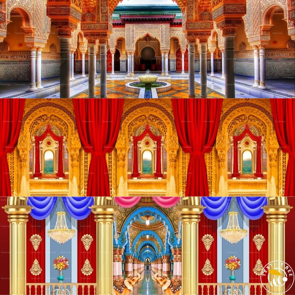 TRADITIONAL WEDDING THEME BACKDROP (10X15)