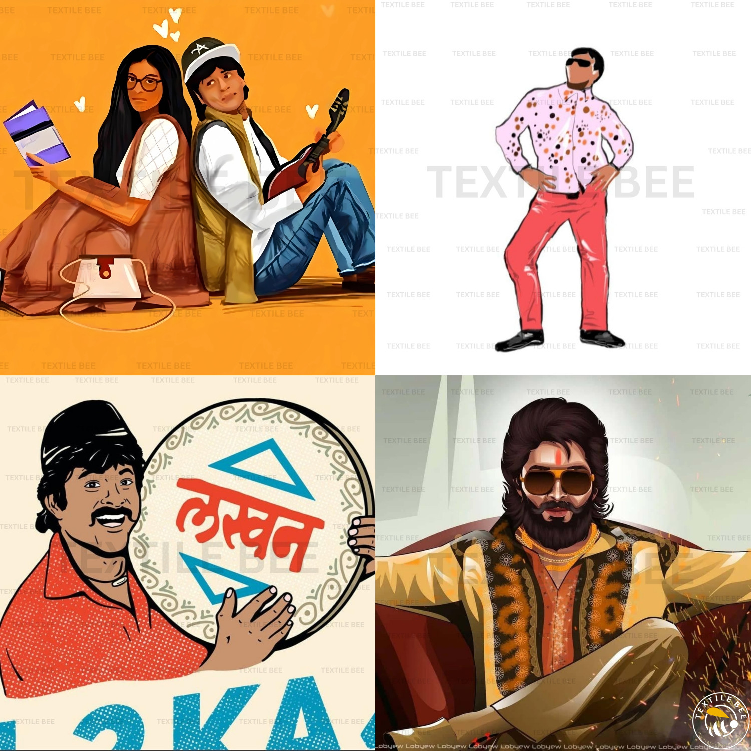 RETRO BOLLYWOOD THEME WALLS (10X10)
