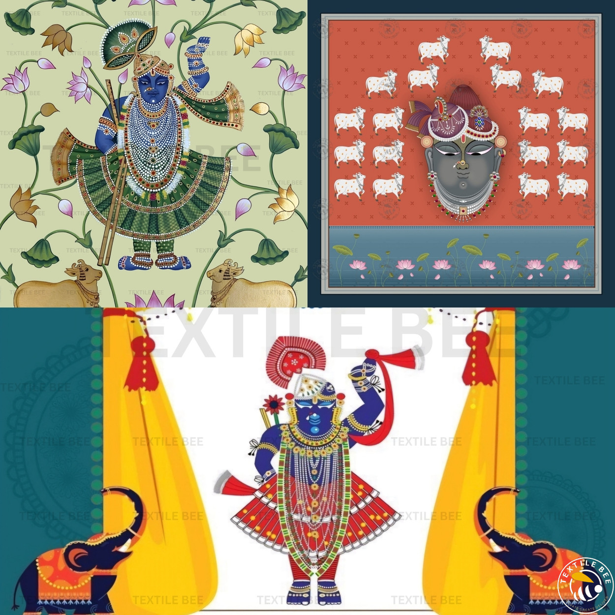 SHREENATH JI INSPIRED WALLS (10X10)