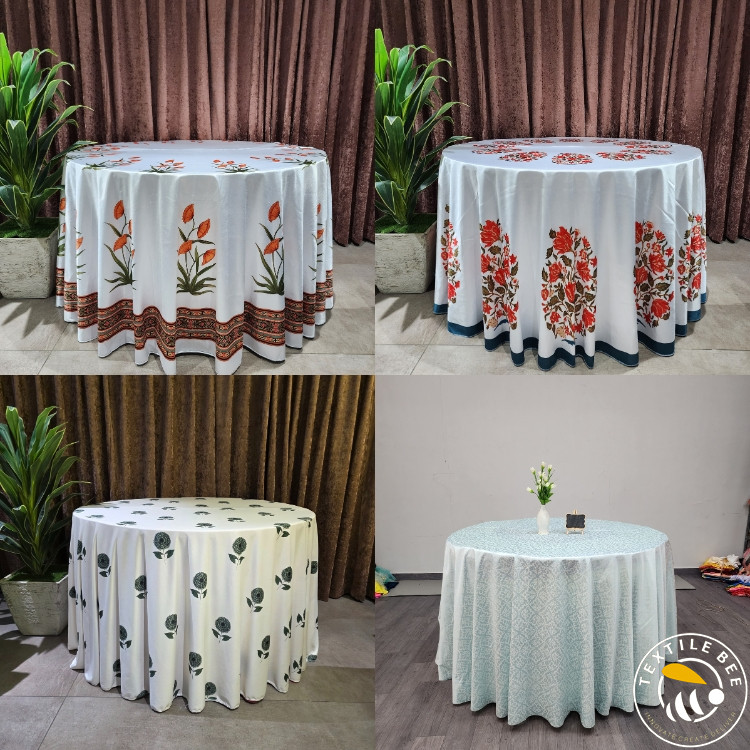 WHITE BASE TABLE ROUNDERS