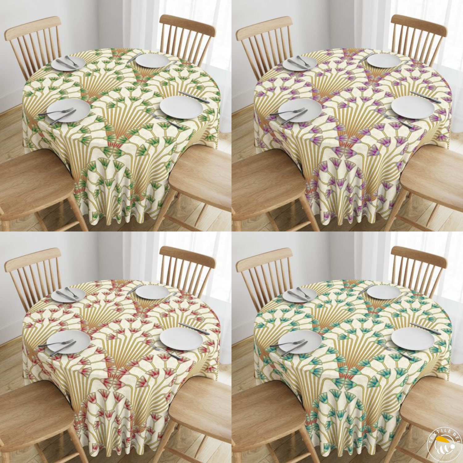 PAPYRUS FLOWERS ROUNDERS