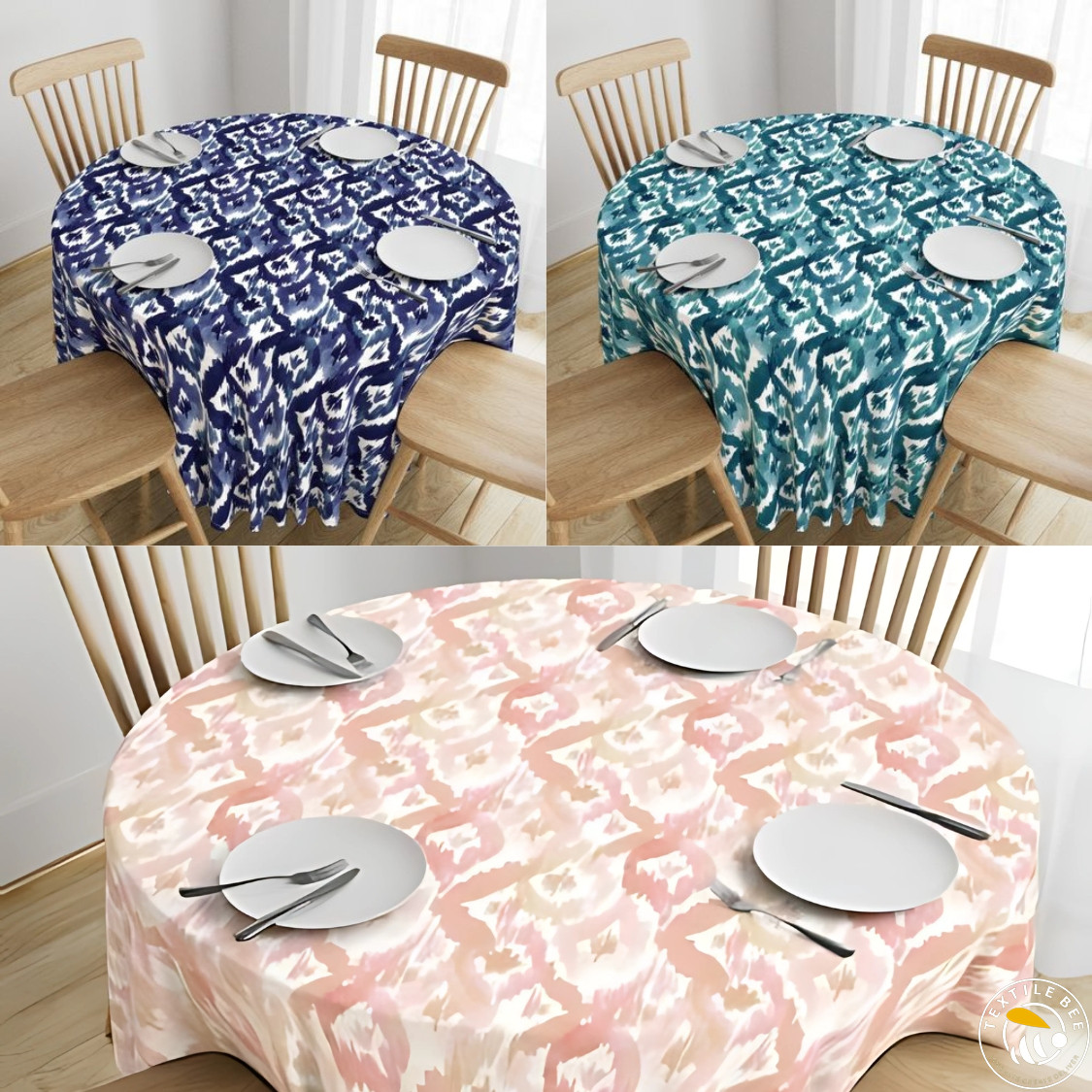 IKAT DIAMONDS PRINTED ROUNDERS