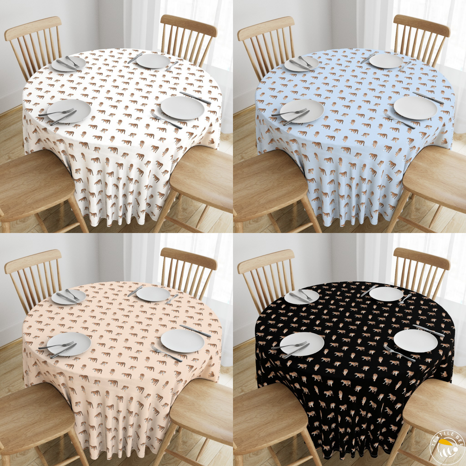 TIGER PRINTED ROUNDERS