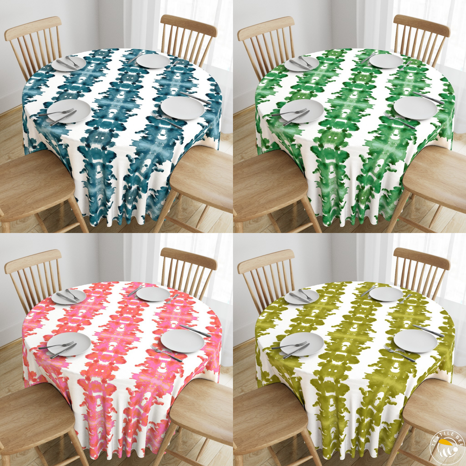 DOUBLE-INKBLOT PRINTED ROUNDERS
