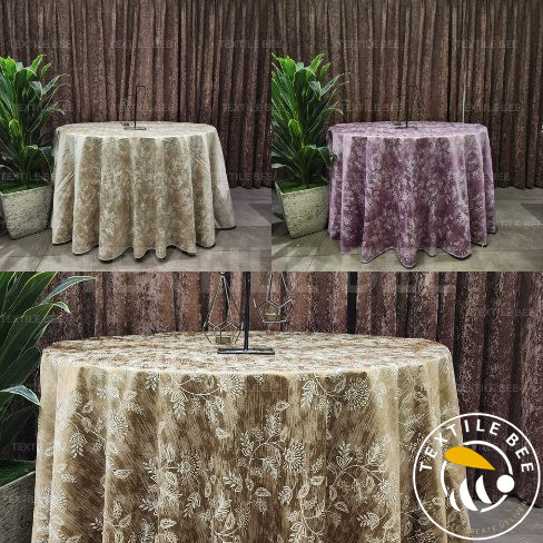 LEAFY WHISPERS PRINTED TABLE ROUNDERS