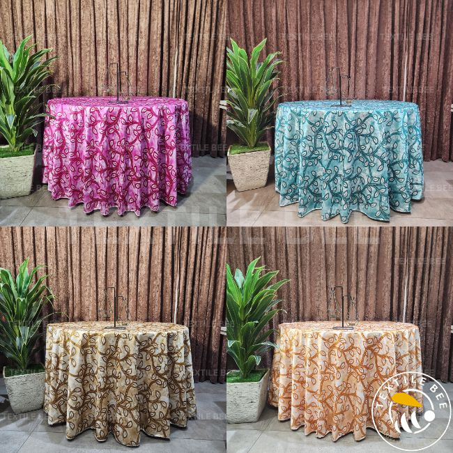BOTANICAL TRAILS FOIL PRINTED TABLE ROUNDERS