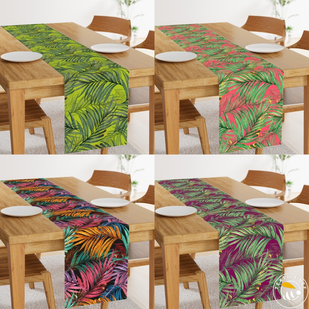 PINEAPPLE LEAVES PRINTED TABLE RUNNERS